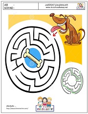 anaokulları için Labirent Bulmaca